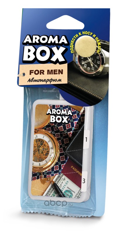 b18 Ароматизатор FOUETTE "Aroma Box" подвесной "For Men" B-18 — фото 255x150